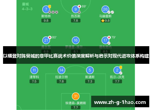 以福登对阵曼城的意甲比赛战术价值深度解析与启示对现代进攻体系构建
