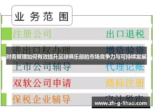 财务管理如何有效提升足球俱乐部的市场竞争力与可持续发展 财务管理如何有效提升足球俱乐部的市场竞争力与可持续发展