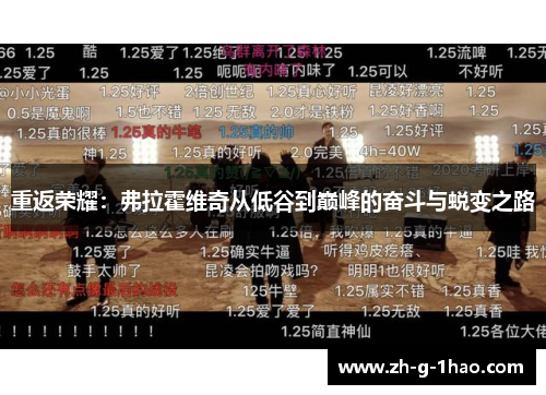 重返荣耀：弗拉霍维奇从低谷到巅峰的奋斗与蜕变之路
